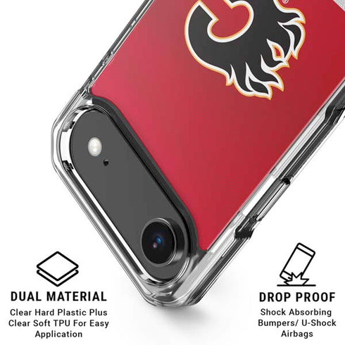 NHL Calgary Flames Jersey iPhone 17 Air Clear Case