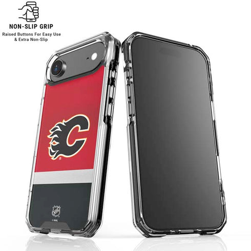NHL Calgary Flames Jersey iPhone 17 Air Clear Case