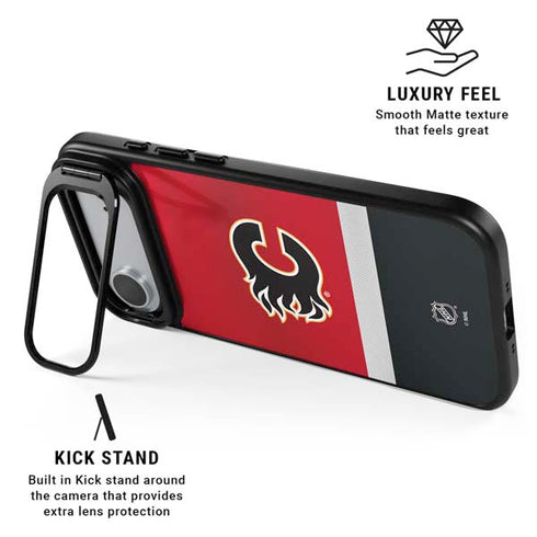 NHL Calgary Flames Jersey iPhone 17 Air Kickstand Case