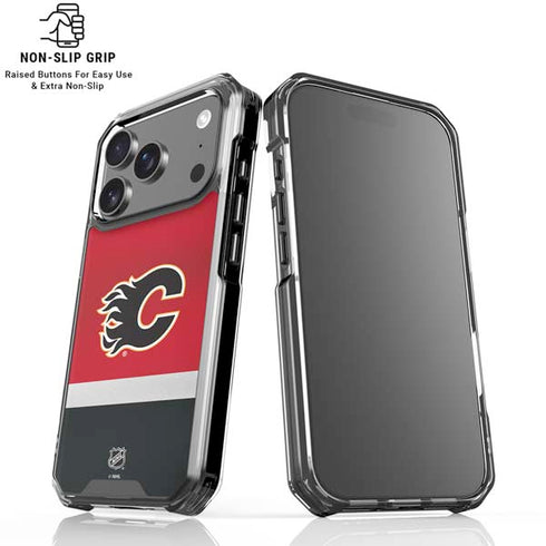 NHL Calgary Flames Jersey iPhone 17 Pro Max Clear Case