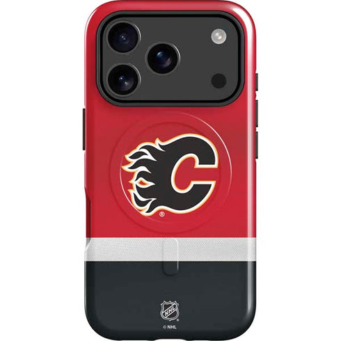 NHL Calgary Flames Jersey iPhone 17 Pro Max Magsafe Impact Case