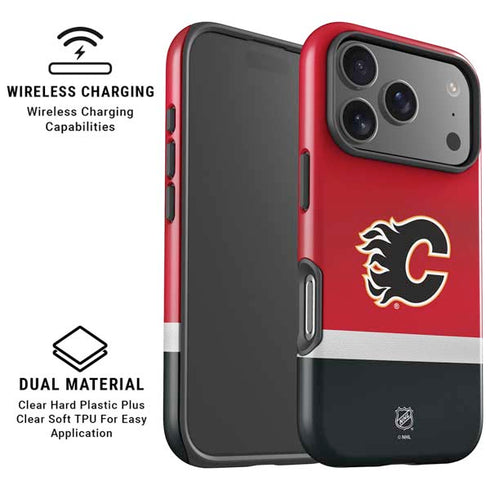 NHL Calgary Flames Jersey iPhone 17 Pro Max Magsafe Impact Case