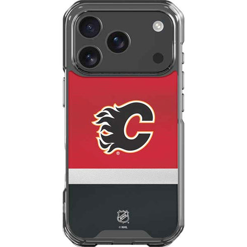 NHL Calgary Flames Jersey iPhone 18 Pro Clear Case