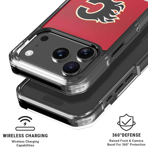 NHL Calgary Flames Jersey iPhone 18 Pro Clear Case
