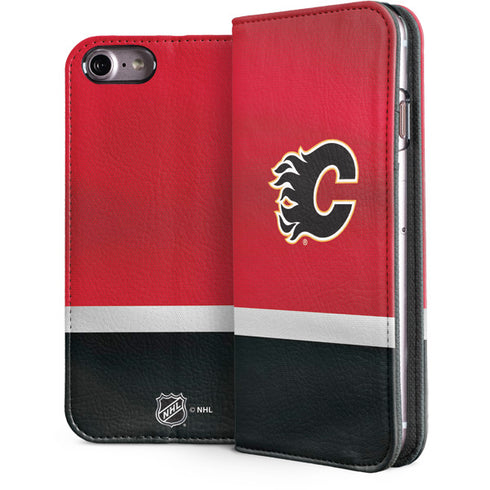 NHL Calgary Flames Jersey iPhone 7 Folio Case