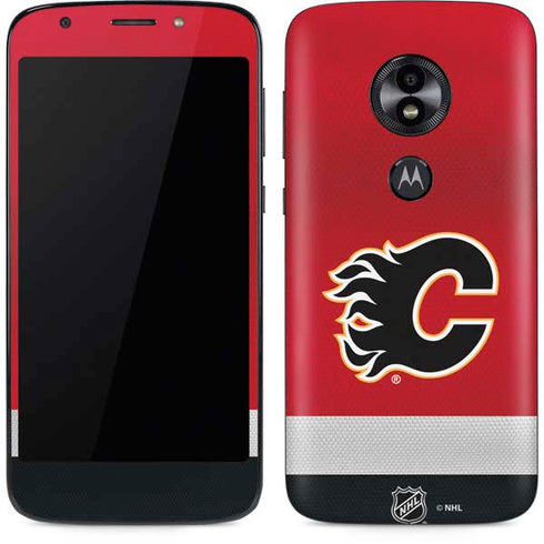 NHL Calgary Flames Jersey Moto E5 Play Skin