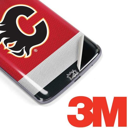 NHL Calgary Flames Jersey Moto E5 Plus Skin