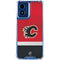 NHL Calgary Flames Jersey Moto G 5G (2024) Clear Case