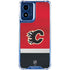 NHL Calgary Flames Jersey Moto G 5G (2024) Clear Case