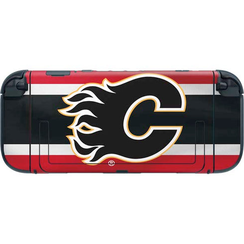 NHL Calgary Flames Jersey Nintendo Switch 2 (2025) with Joy-Con Skin
