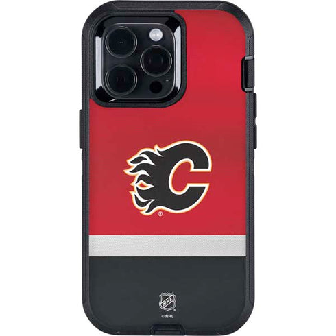 NHL Calgary Flames Jersey Otterbox Defender iPhone Skin