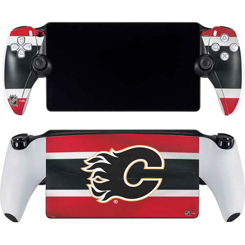 NHL Calgary Flames Jersey PlayStation Portal Remote Player Skin