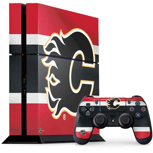 NHL Calgary Flames Jersey PlayStation PS4 Skins