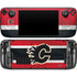 NHL Calgary Flames Jersey Steam Deck Handheld Gaming Computer OLED Skin