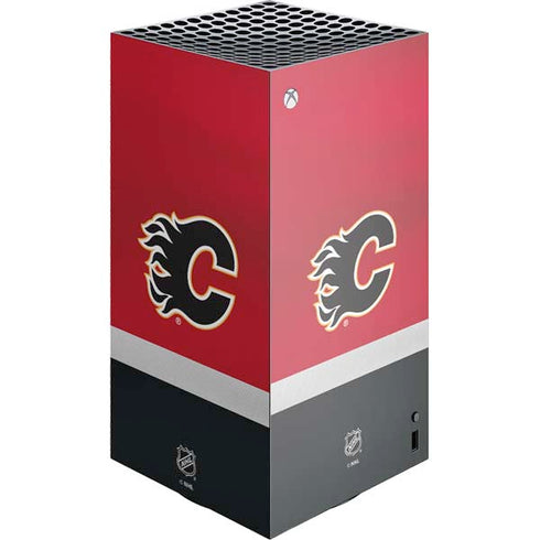 NHL Calgary Flames Jersey XBox Series X Digital Edition Console Skin