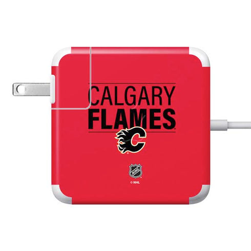 NHL Calgary Flames Lineup 85W Power Adapter (15 and 17 inch MacBook Pro Charger) Skin