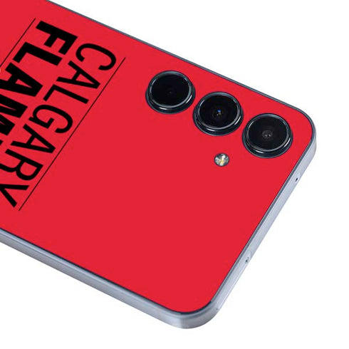 NHL Calgary Flames Lineup Galaxy A36 5G Skin