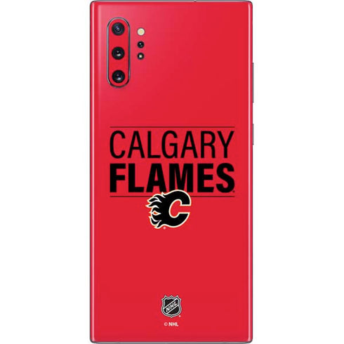 NHL Calgary Flames Lineup Galaxy Note 10 Plus Skin