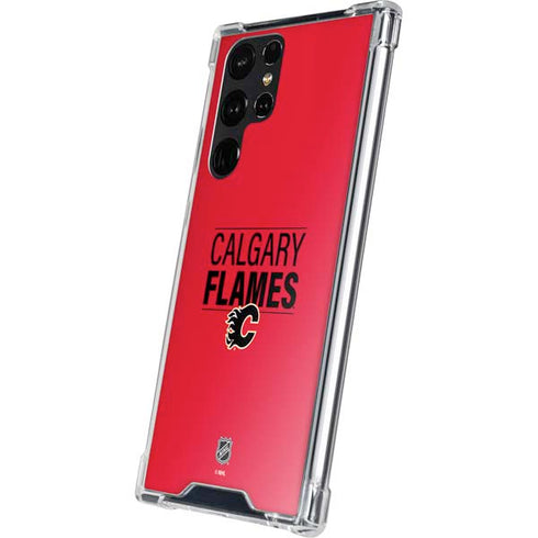 NHL Calgary Flames Lineup Galaxy S23 Ultra Clear Case