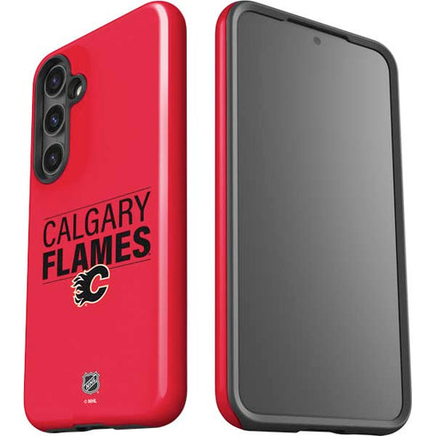 NHL Calgary Flames Lineup Galaxy S25 Impact Case