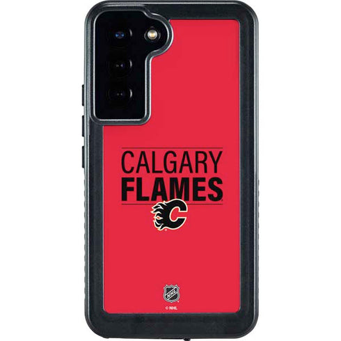 NHL Calgary Flames Lineup Galaxy S24 Plus Waterproof Case