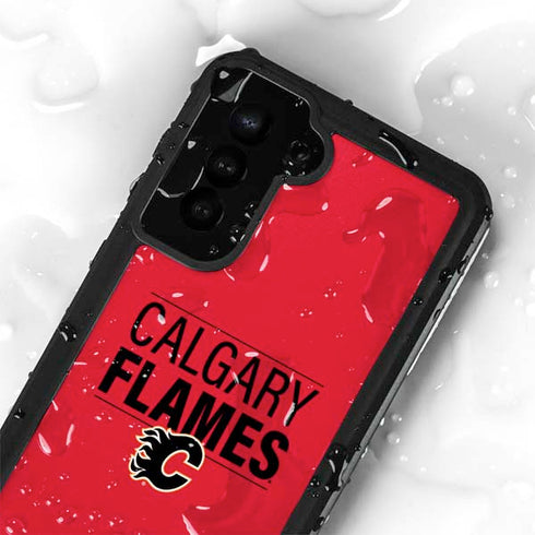 NHL Calgary Flames Lineup Galaxy S24 Plus Waterproof Case
