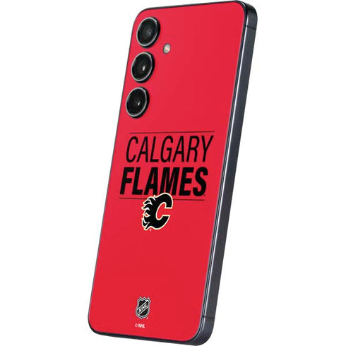 NHL Calgary Flames Lineup Galaxy S25 Skin