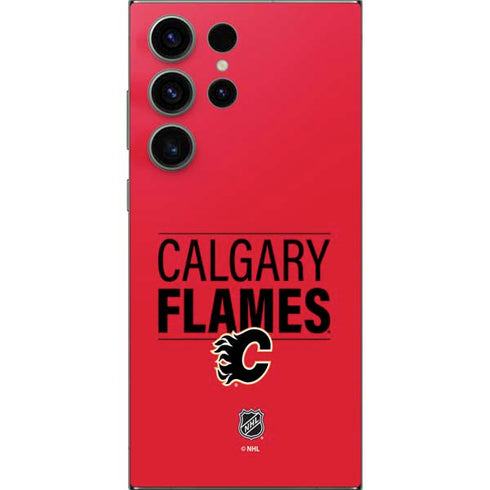 NHL Calgary Flames Lineup Galaxy S25 Ultra Skin