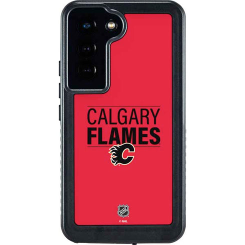 NHL Calgary Flames Lineup Galaxy S24 Waterproof Case