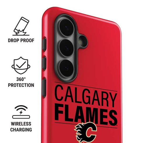 NHL Calgary Flames Lineup Galaxy S26 Plus Impact Case