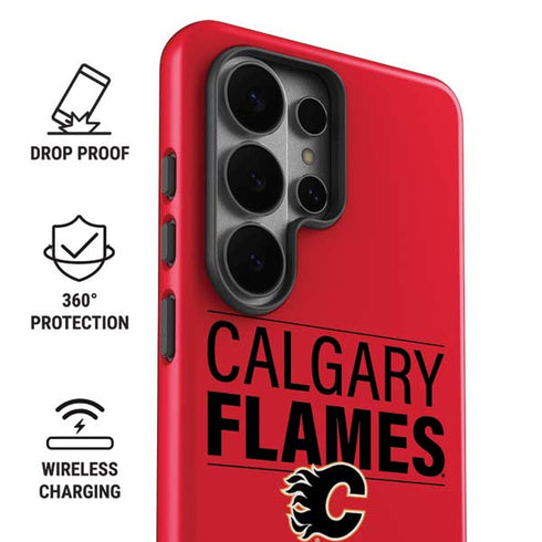 NHL Calgary Flames Lineup Galaxy S26 Ultra Impact Case