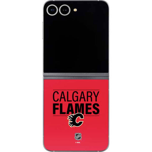 NHL Calgary Flames Lineup Galaxy Z Flip6 Skin