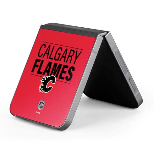 NHL Calgary Flames Lineup Galaxy Z Flip6 Skin