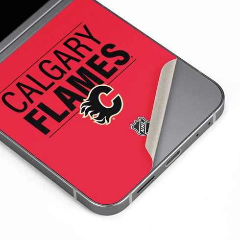 NHL Calgary Flames Lineup Galaxy Z Flip6 Skin