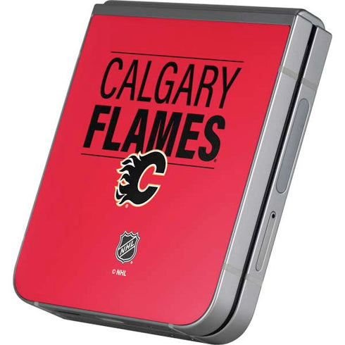 NHL Calgary Flames Lineup Galaxy Z Flip6 Skin