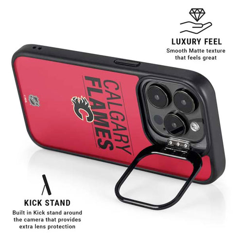 NHL Calgary Flames Lineup iPhone 13 Pro Kickstand Case