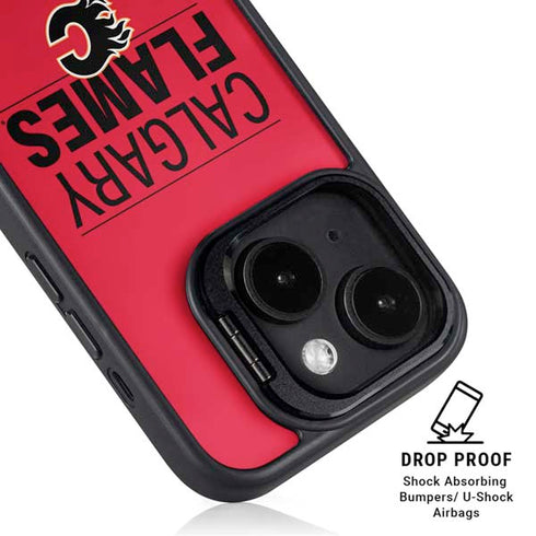 NHL Calgary Flames Lineup iPhone 14 Kickstand Case