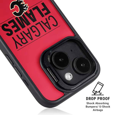 NHL Calgary Flames Lineup iPhone 15 Kickstand Case