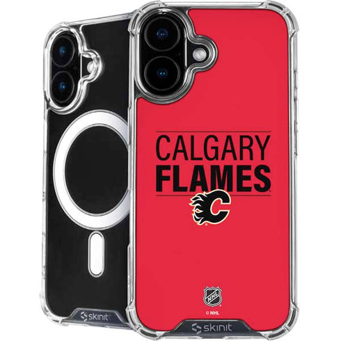 NHL Calgary Flames Lineup iPhone 16 MagSafe Case
