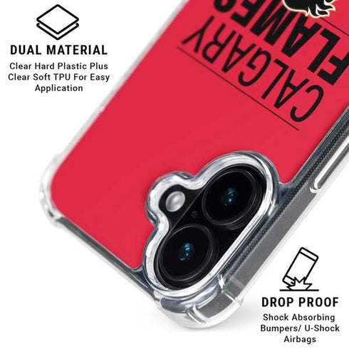 NHL Calgary Flames Lineup iPhone 16 MagSafe Case