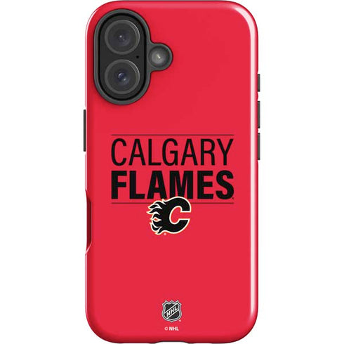 NHL Calgary Flames Lineup iPhone 16 Plus Impact Case