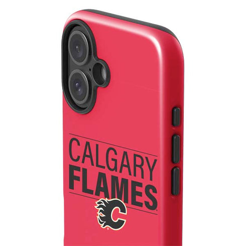NHL Calgary Flames Lineup iPhone 16 Plus Impact Case