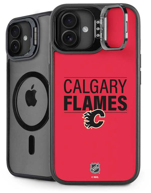 NHL Calgary Flames Lineup iPhone 16 Plus Kickstand Case