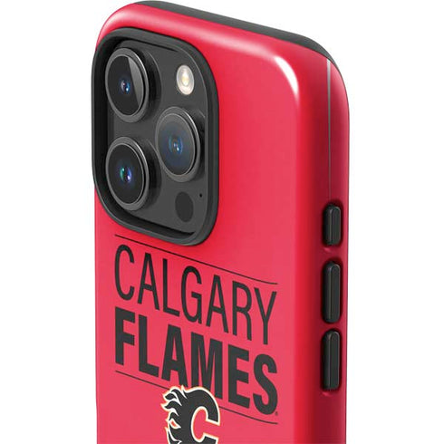 NHL Calgary Flames Lineup iPhone 16 Pro Impact Case