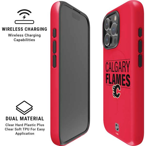 NHL Calgary Flames Lineup iPhone 16 Pro Max Magsafe Impact Case