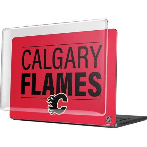 NHL Calgary Flames Lineup MacBook Pro 14in (2021-24) Case plus Skin