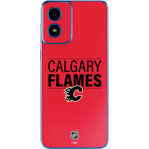 NHL Calgary Flames Lineup Moto G Play 4G (2024) Skin