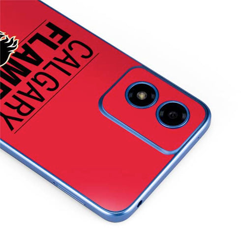 NHL Calgary Flames Lineup Moto G Play 4G (2024) Skin