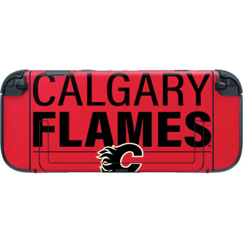 NHL Calgary Flames Lineup Nintendo Switch 2 (2025) with Joy-Con Skin