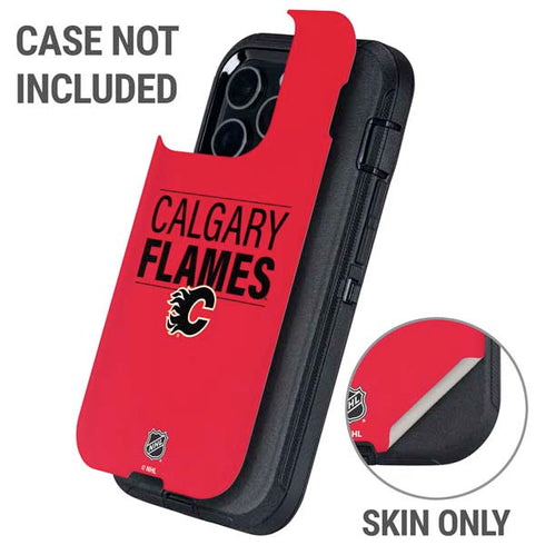 NHL Calgary Flames Lineup Otterbox Defender iPhone Skin
